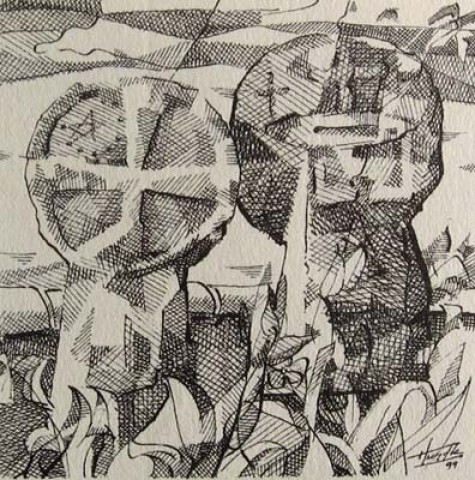 1998 - Baraigne - Navette de tisserand